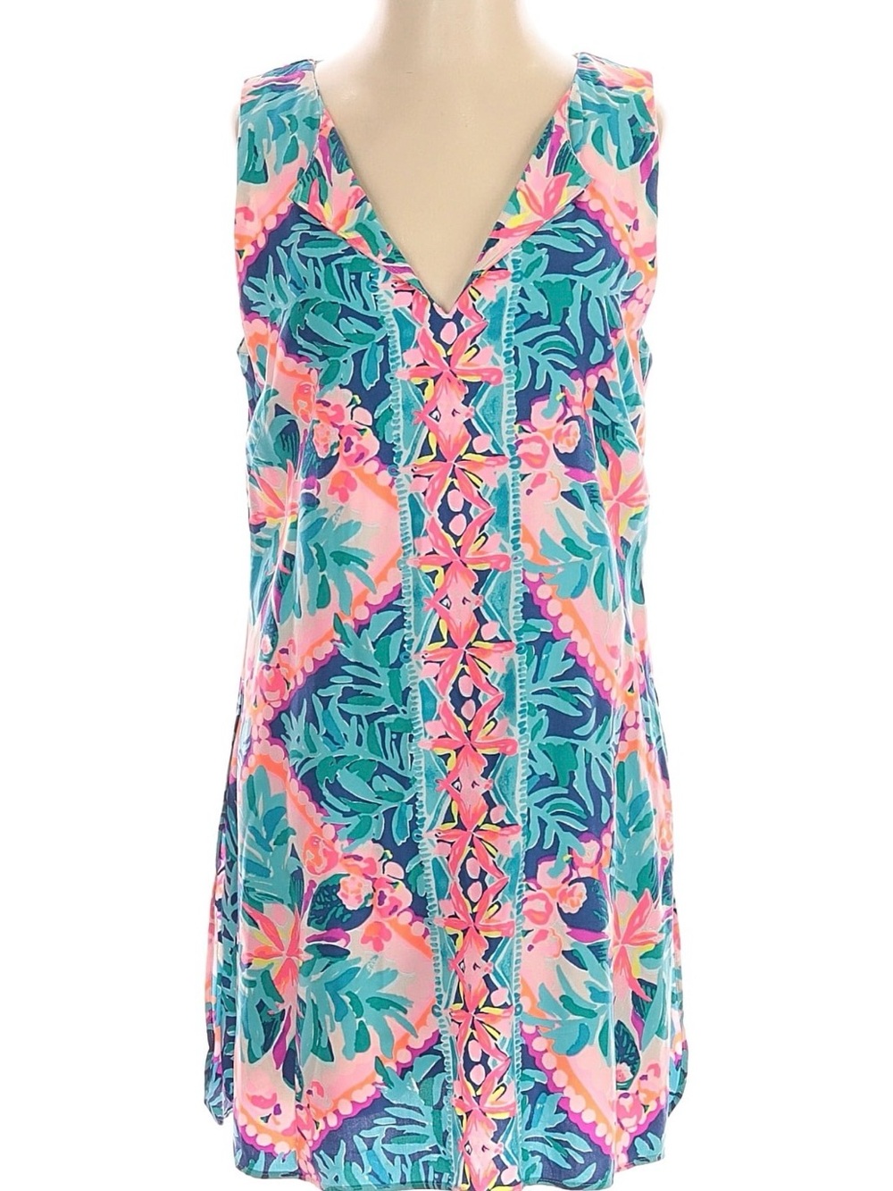 Lilly Pulitzer Tropical Print Romper – Size 0